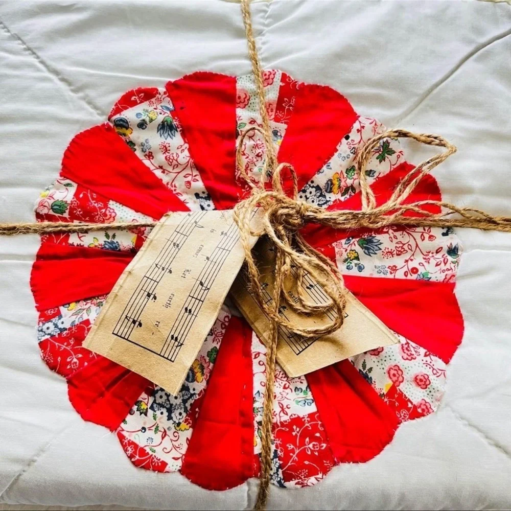 74”x92” Handmade Hand Stitched Twin Size Quilt. 74”x92”